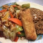 Best L23. Hot Spicy Szechuan Pork (Lunch) in Milbank, SD